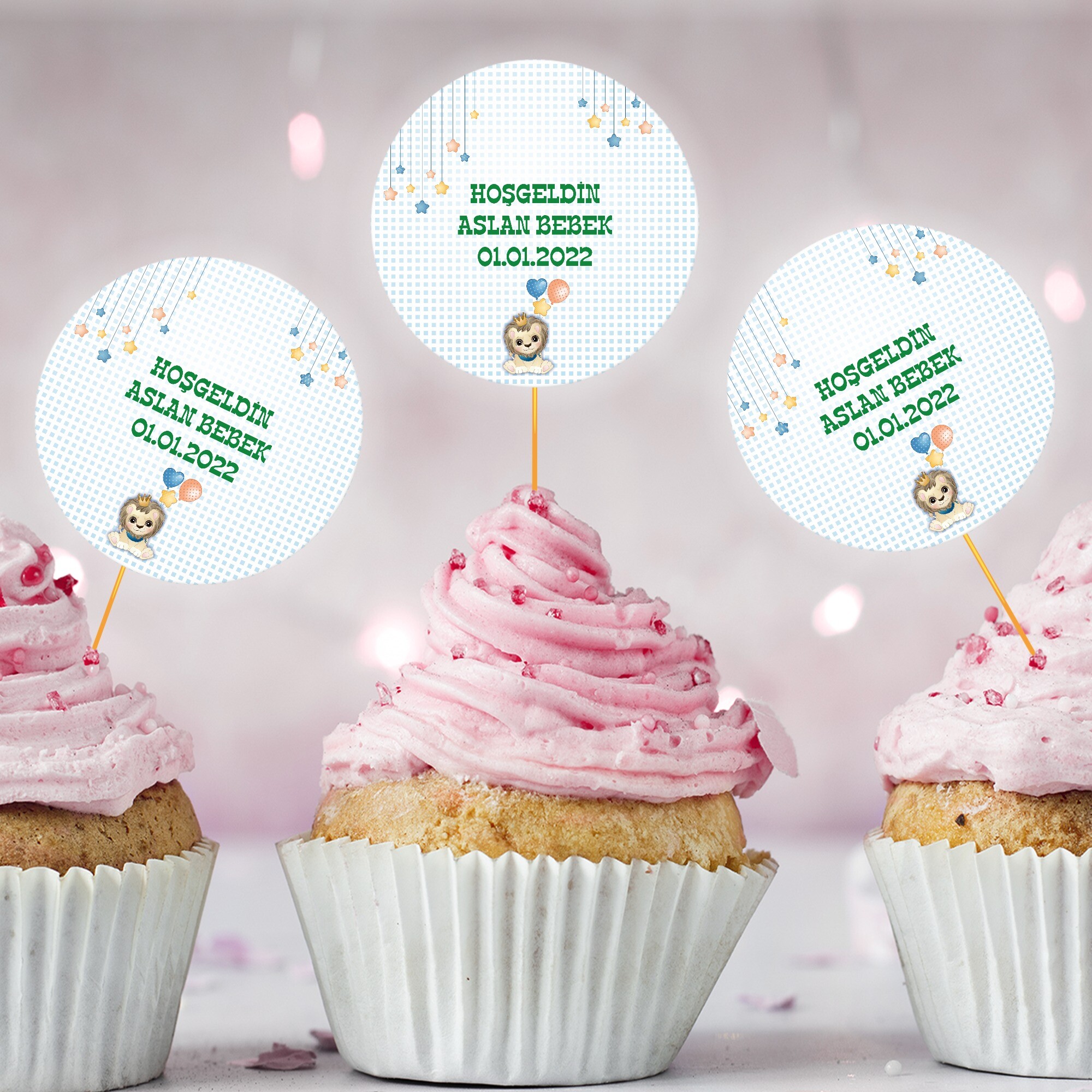 Sevimli Aslan CupCake Kürdan