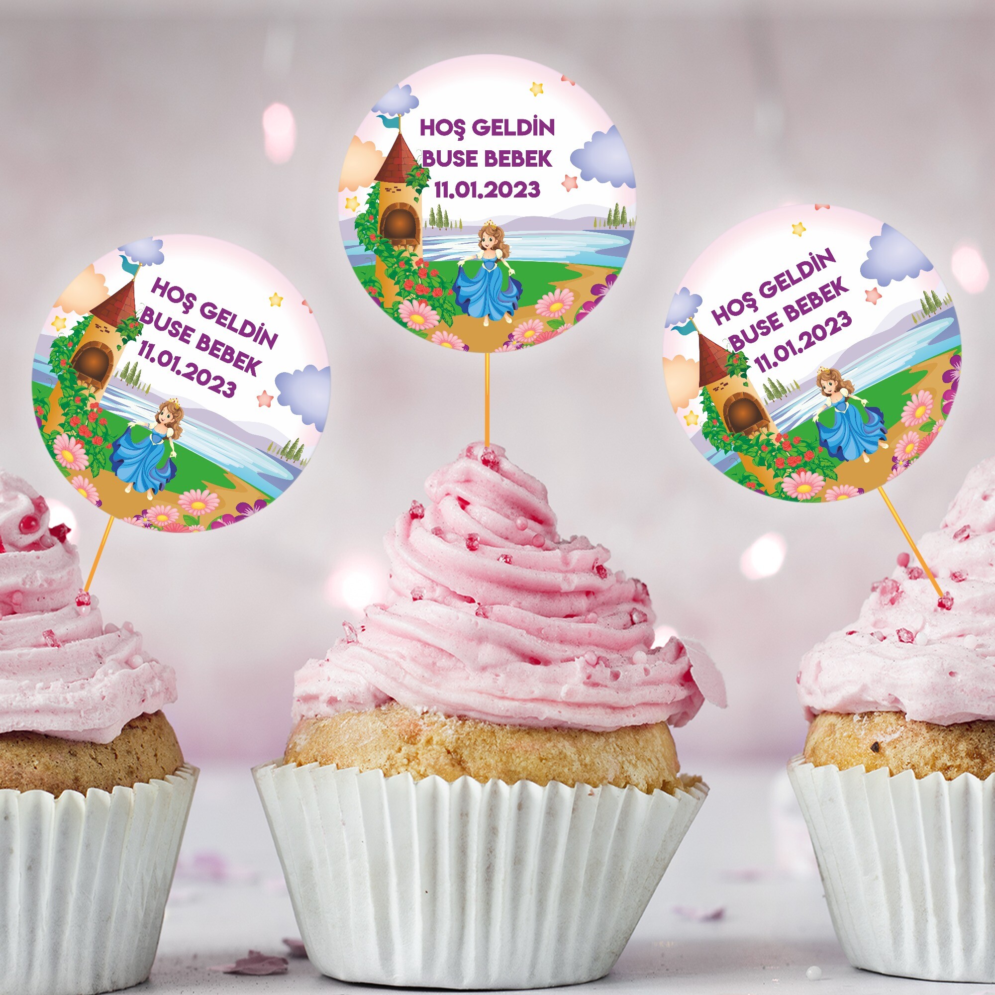 Prenses Tasarım CupCake Kürdan