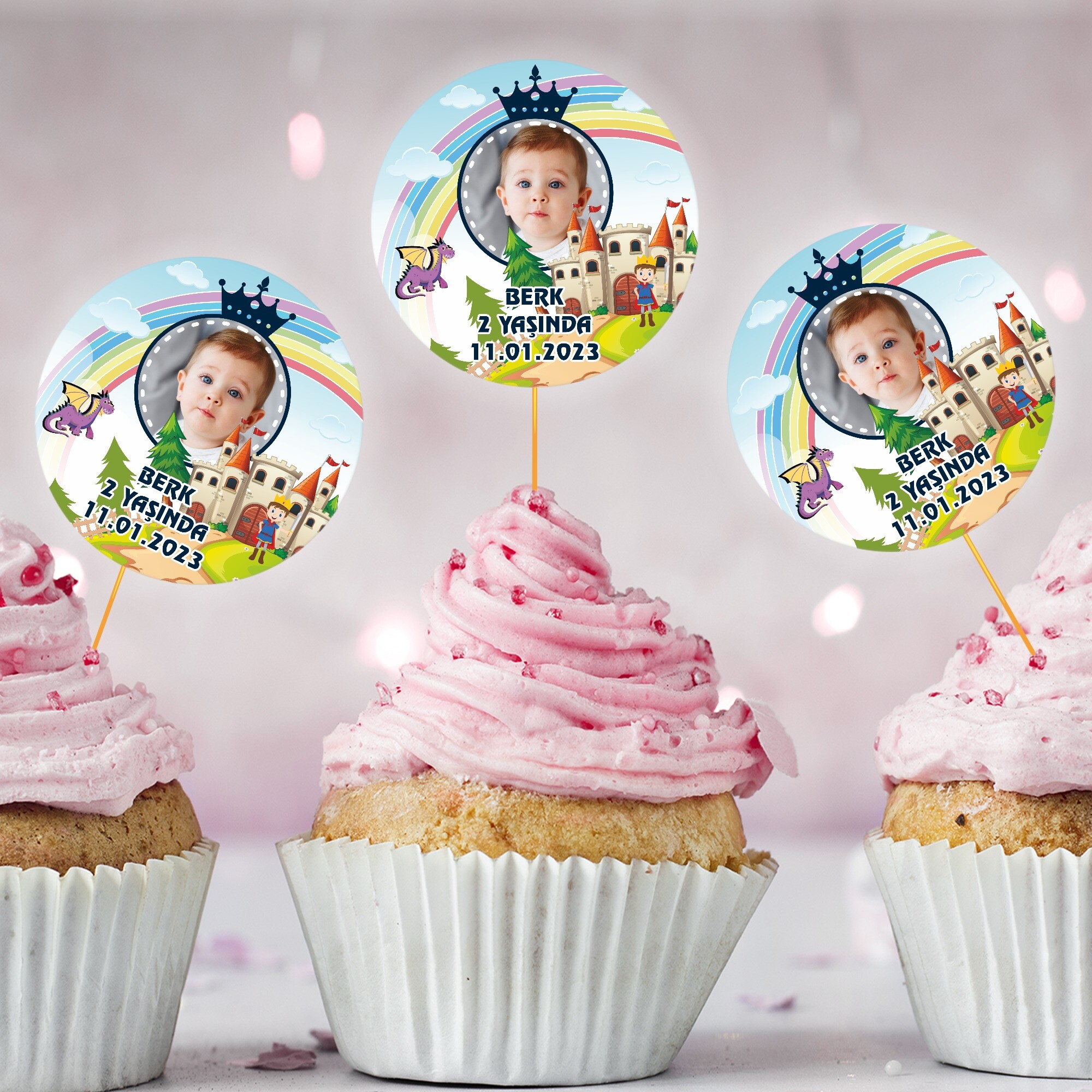 Prens Tasarım Cup Cake Kürdan Süs
