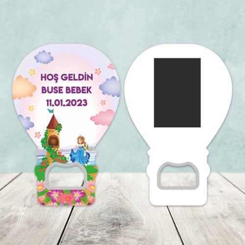 Prenses Tasarım Açacaklı Balon Magnet