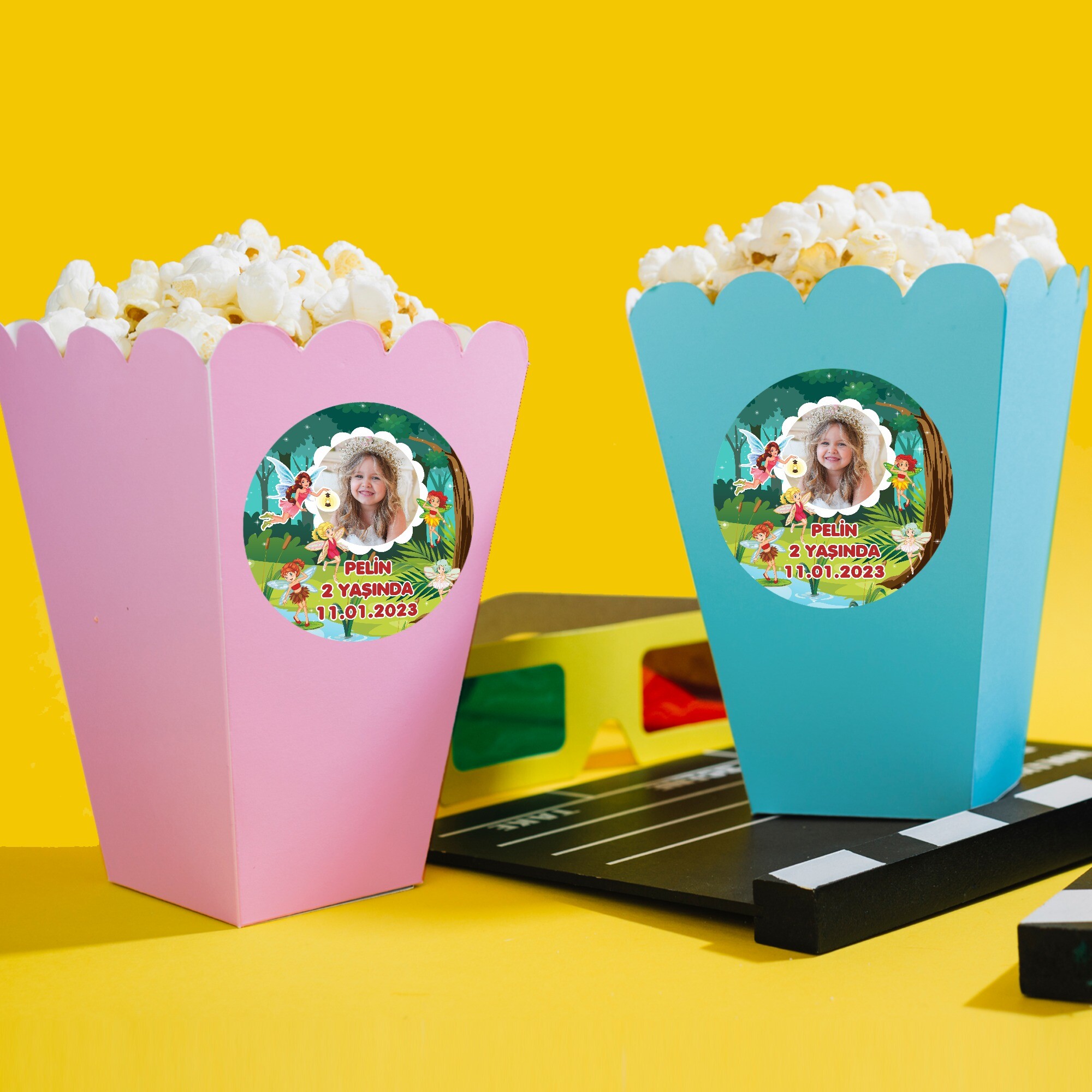 Peri Kızlar Popcorn Kutusu