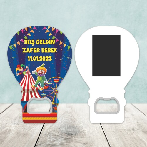 Palyaço Temalı Açacaklı Balon Magnet