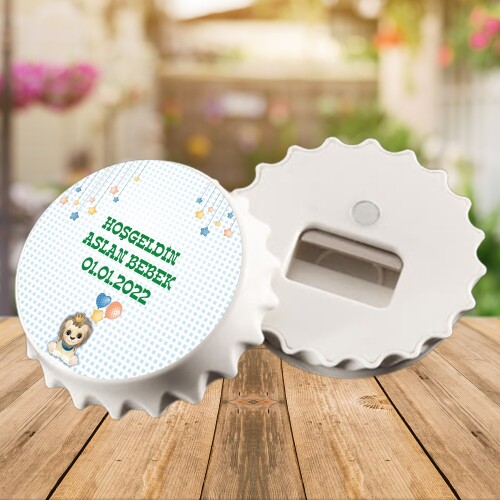 Sevimli Aslan Kapak Şeklinde Açacaklı Magnet