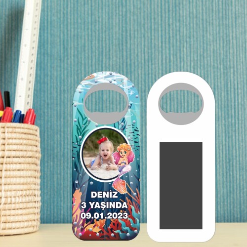 Deniz Kızı Oval Magnetli Açacak