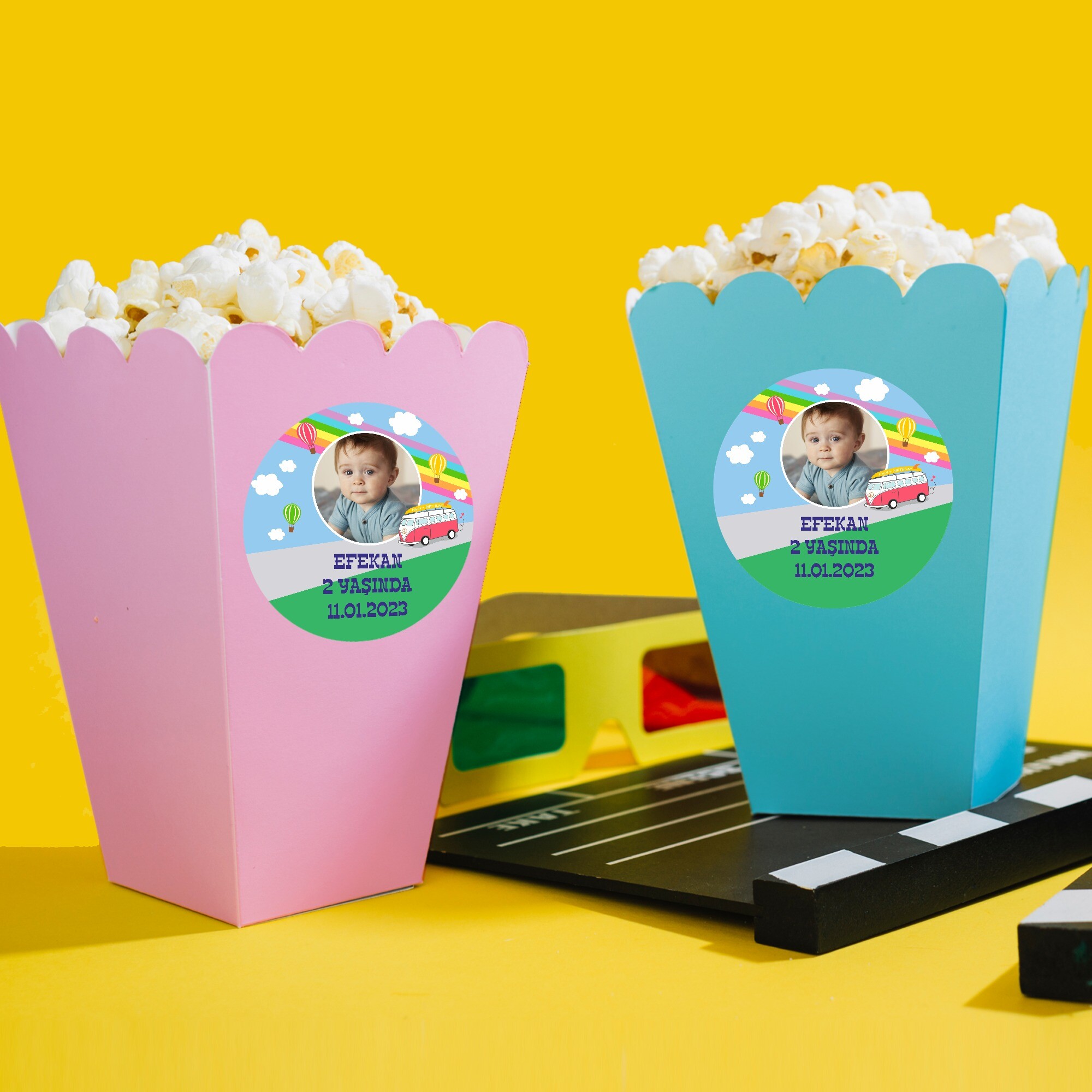 Otobüslü Popcorn Kutusu