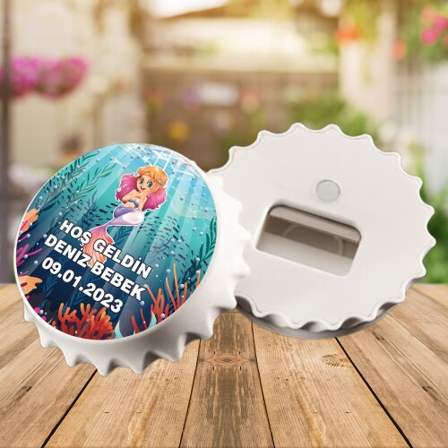 Deniz Kızı Kapak Şeklinde Açacaklı Magnet