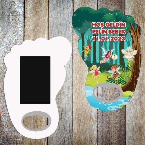 Peri Kızlar Bebek Ayağı Magnet Açacak