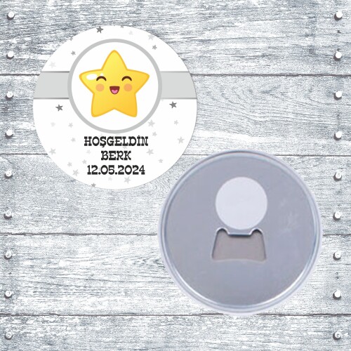 Star Temalı Buton Magnet Açacak