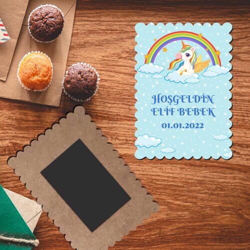 Unicornlu Pöti Magnet Ahaşp