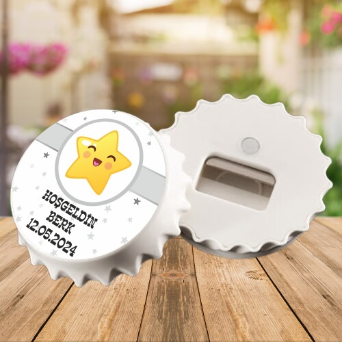 Star Temalı Kapak Şeklinde Açacaklı Magnet