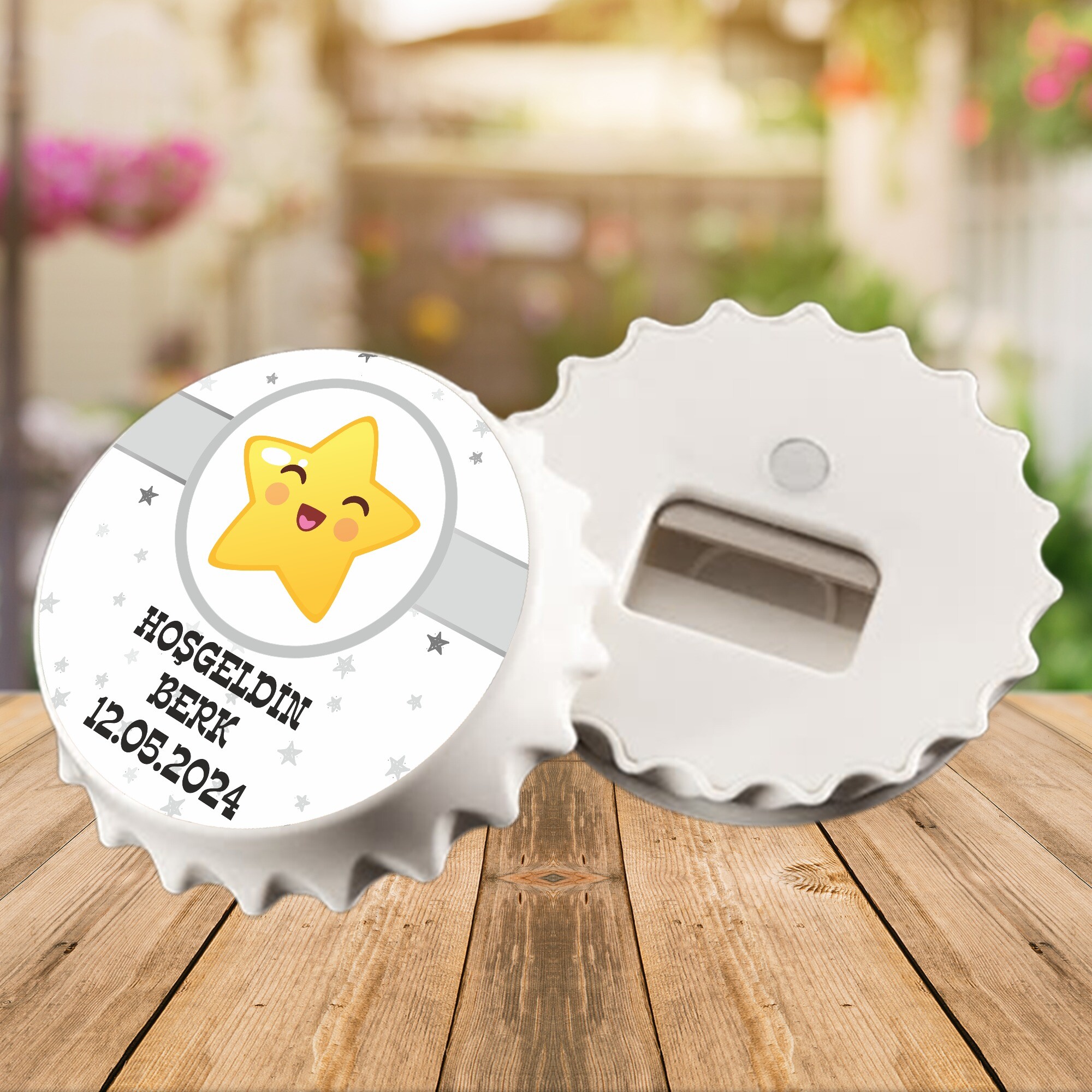 Star Temalı Kapak Şeklinde Açacaklı Magnet