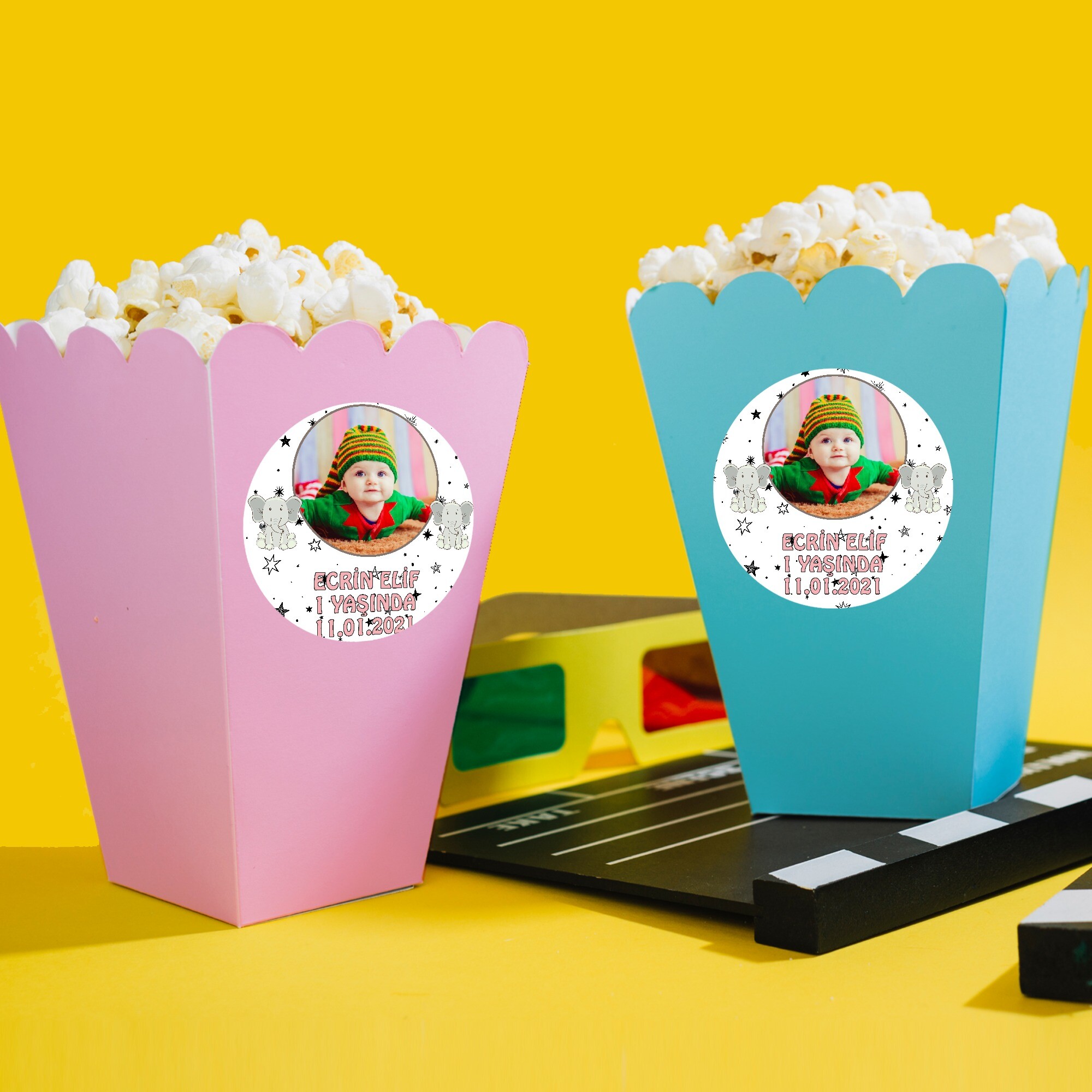 Sevimli Filli Popcorn Kutusu