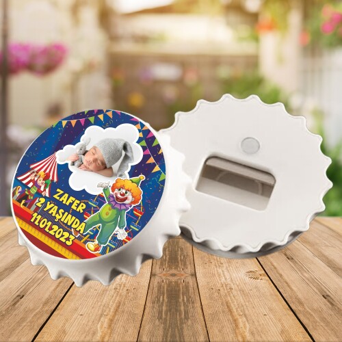 Palyaço Temalı Kapak Magnet Açacak