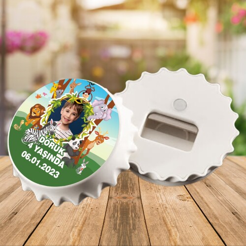 Safari Temalı Kapak Magnet Açacak