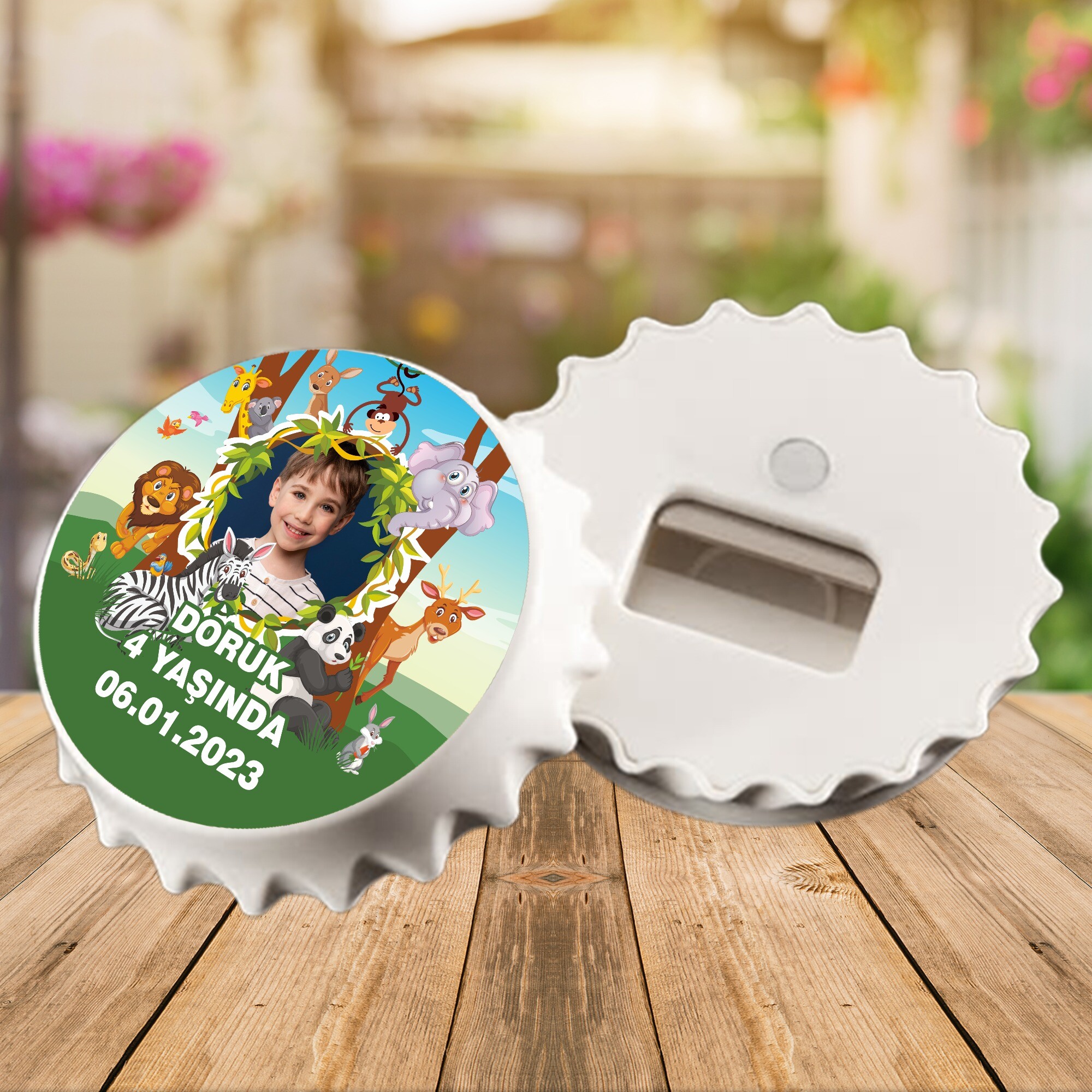 Safari Temalı Kapak Magnet Açacak