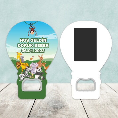 Safari Temalı Açacaklı Balon Magnet