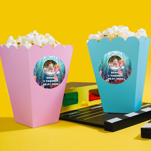 Deniz Kızı Popcorn Kutusu