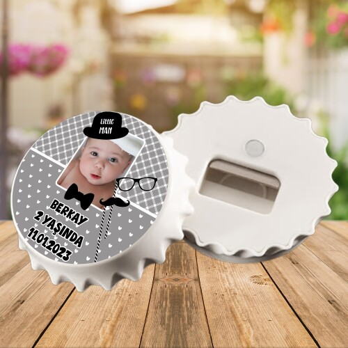 Little Man Küçük Adam Kapak Magnet Açacak