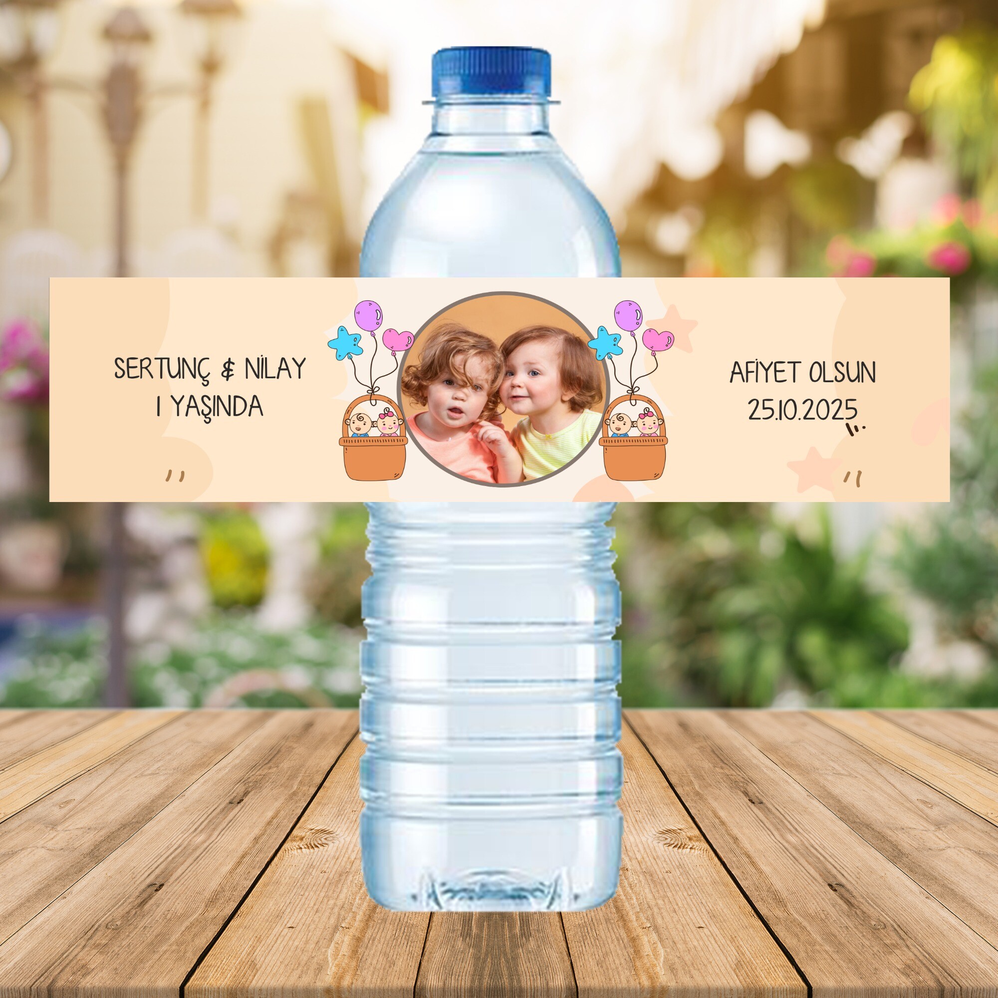 İkiz Bebek 500ML Su Sargısı Etiketi