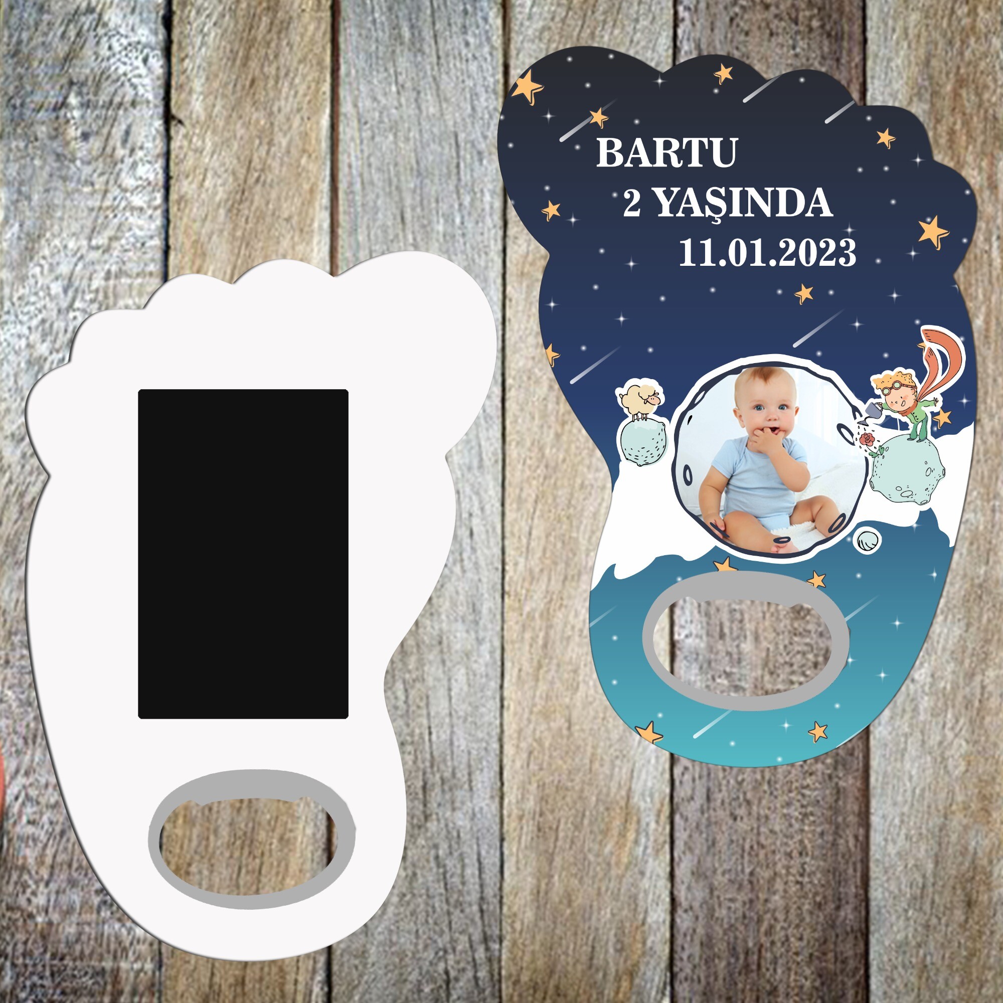 Küçük Prens Ayak Şeklinde Magnet Açacak