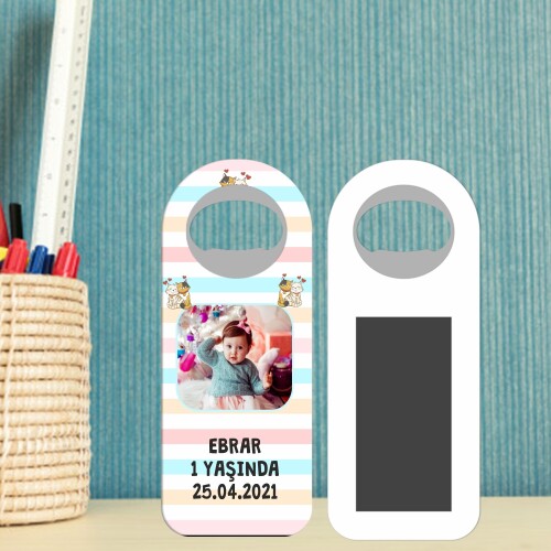 Sevimli Kediler Oval Magnetli Açacak