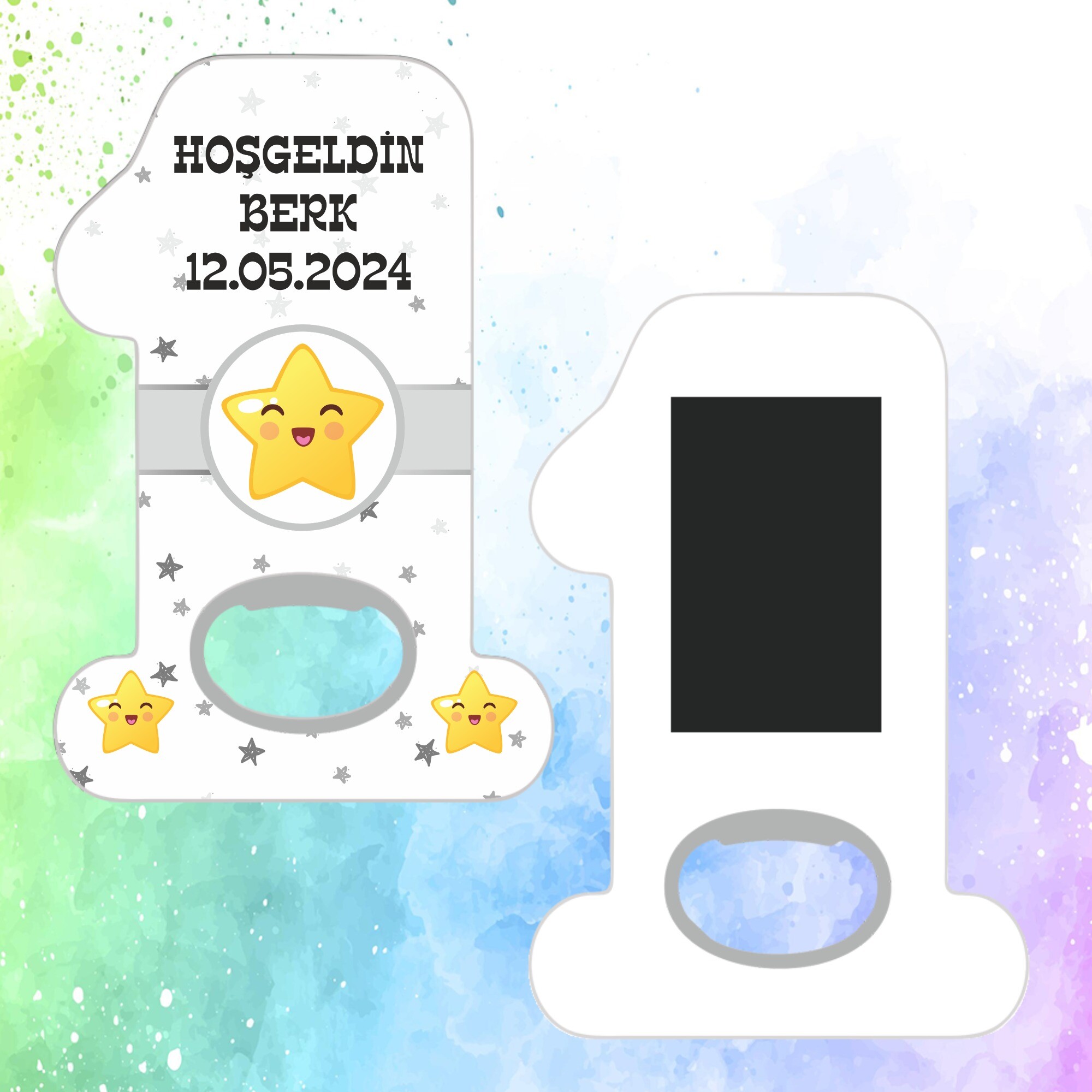 Star Temalı Açacaklı 1 Yaş Magnet