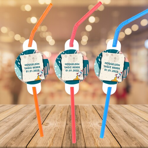 Roket Temalı Parti Pipeti
