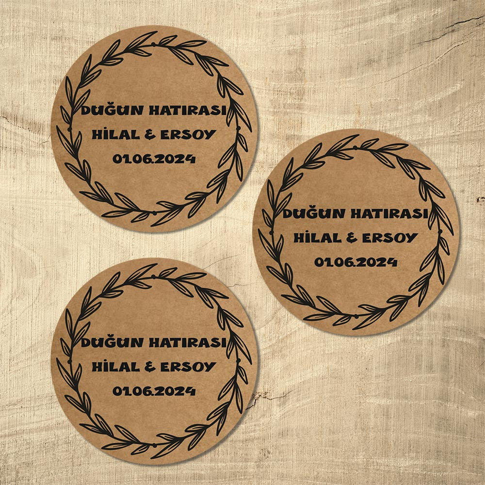 Kraft Kağıt Baskı Model 9