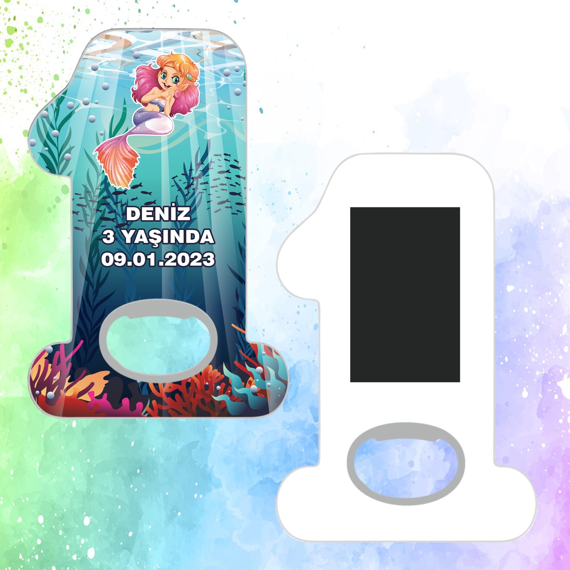 Deniz Kızı Açacaklı 1 Yaş Magnet