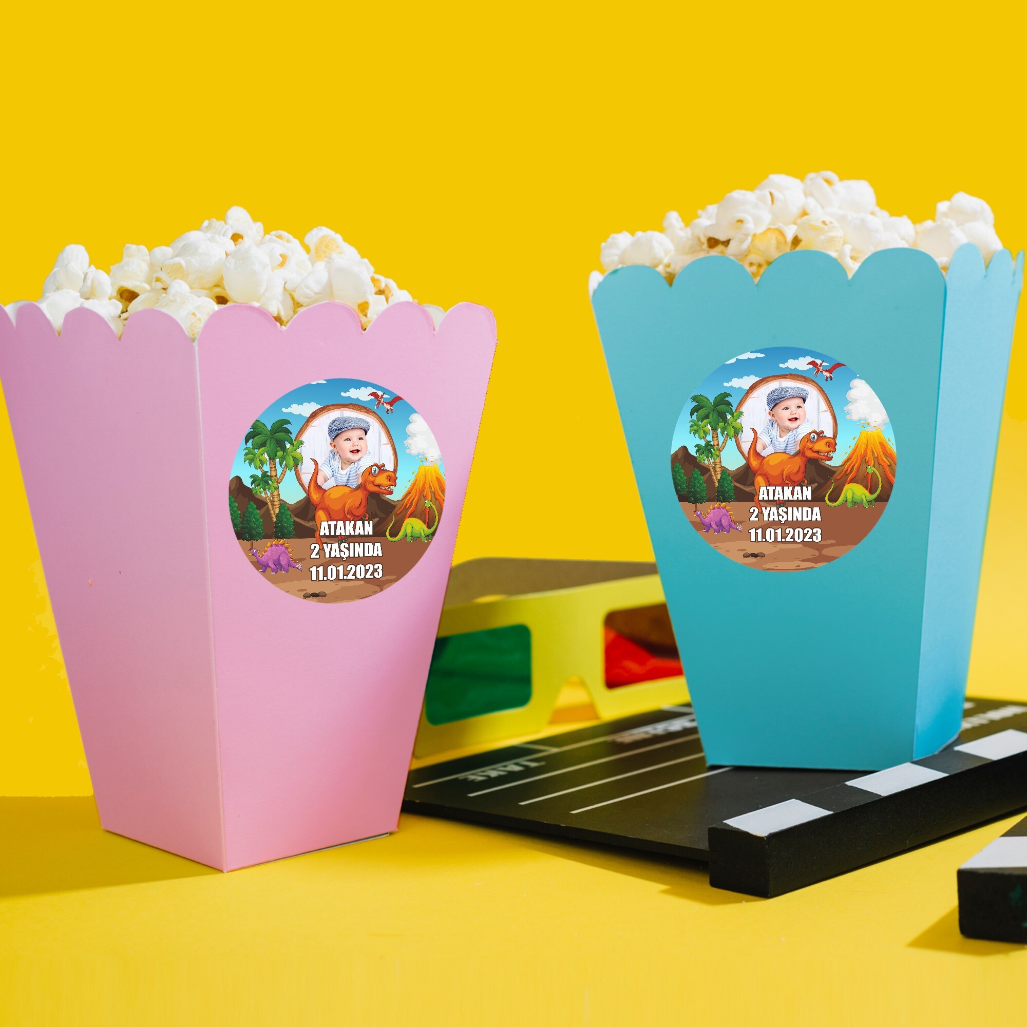 Dinazor Temalı Popcorn Kutusu
