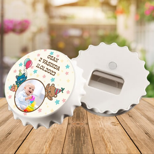 Ayı Figürlü Kapak Magnet Açacak