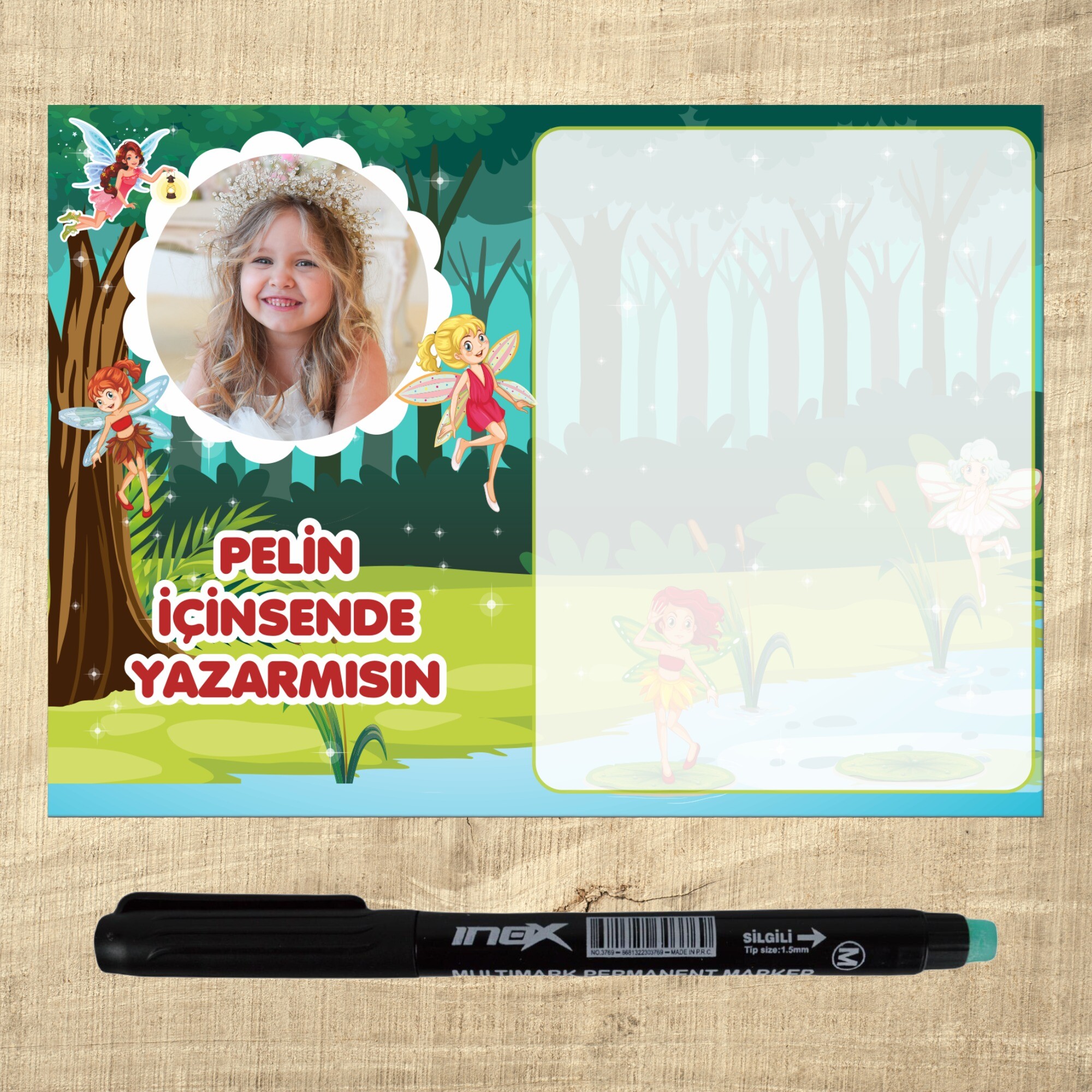 Peri Kızlar Kalemli Magnet Notluk