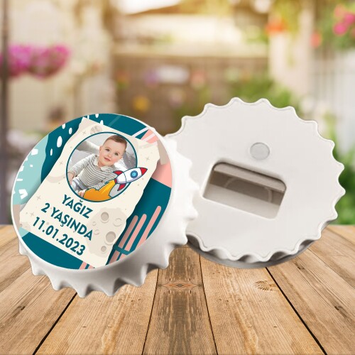 Roket Temalı Kapak Magnet Açacak