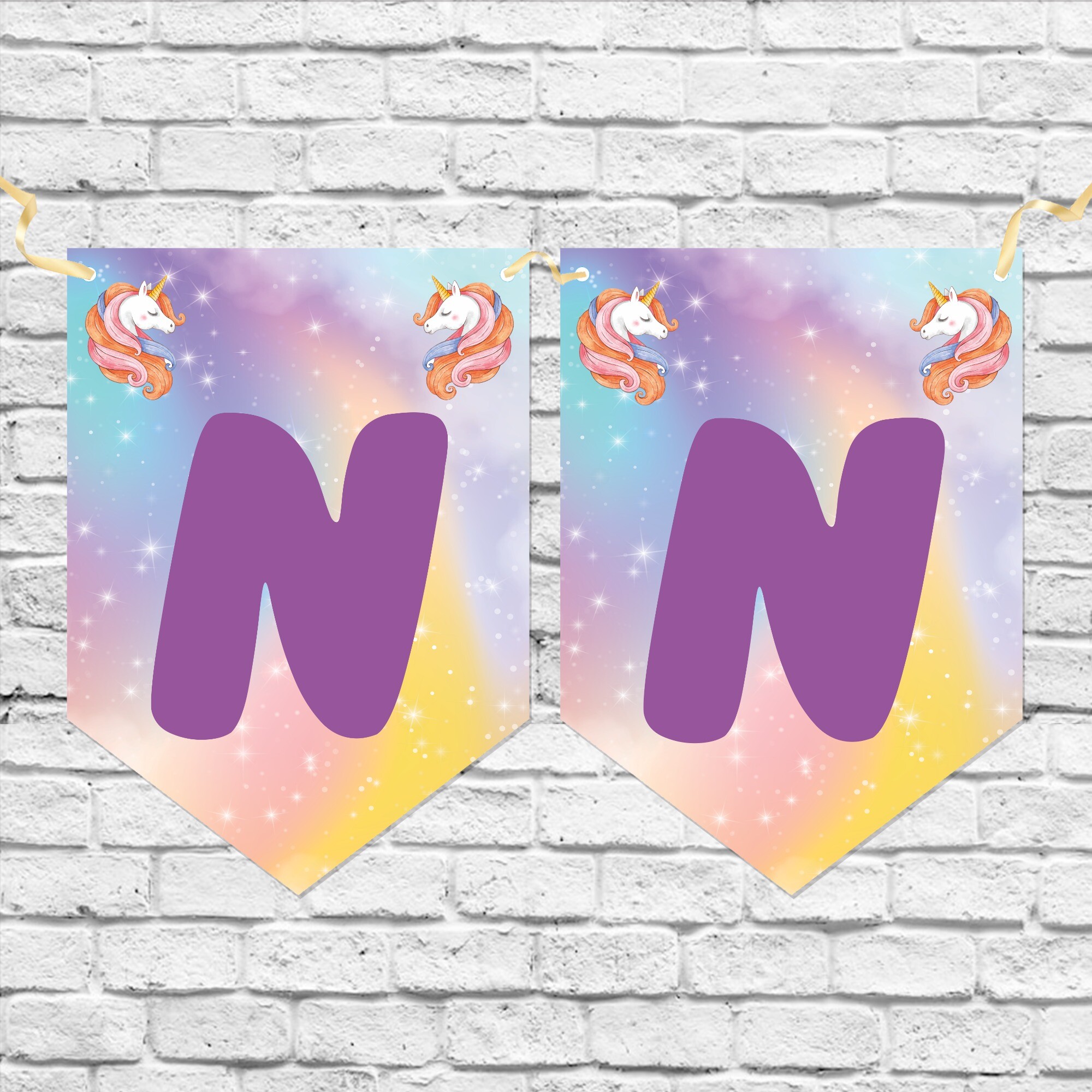 Unicorn Harf Banner