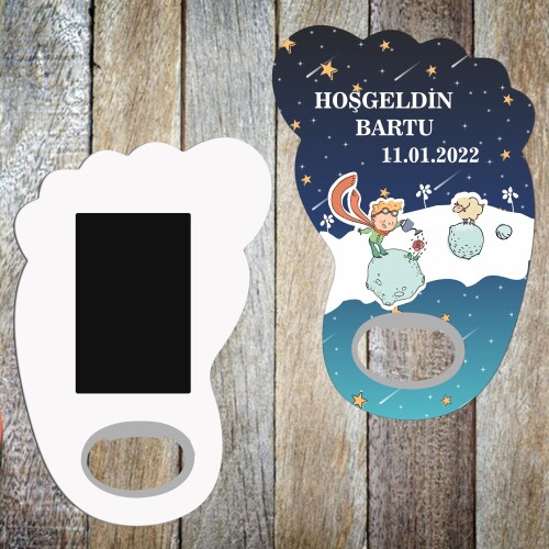 Küçük Prens Bebek Ayağı Magnet Açacak