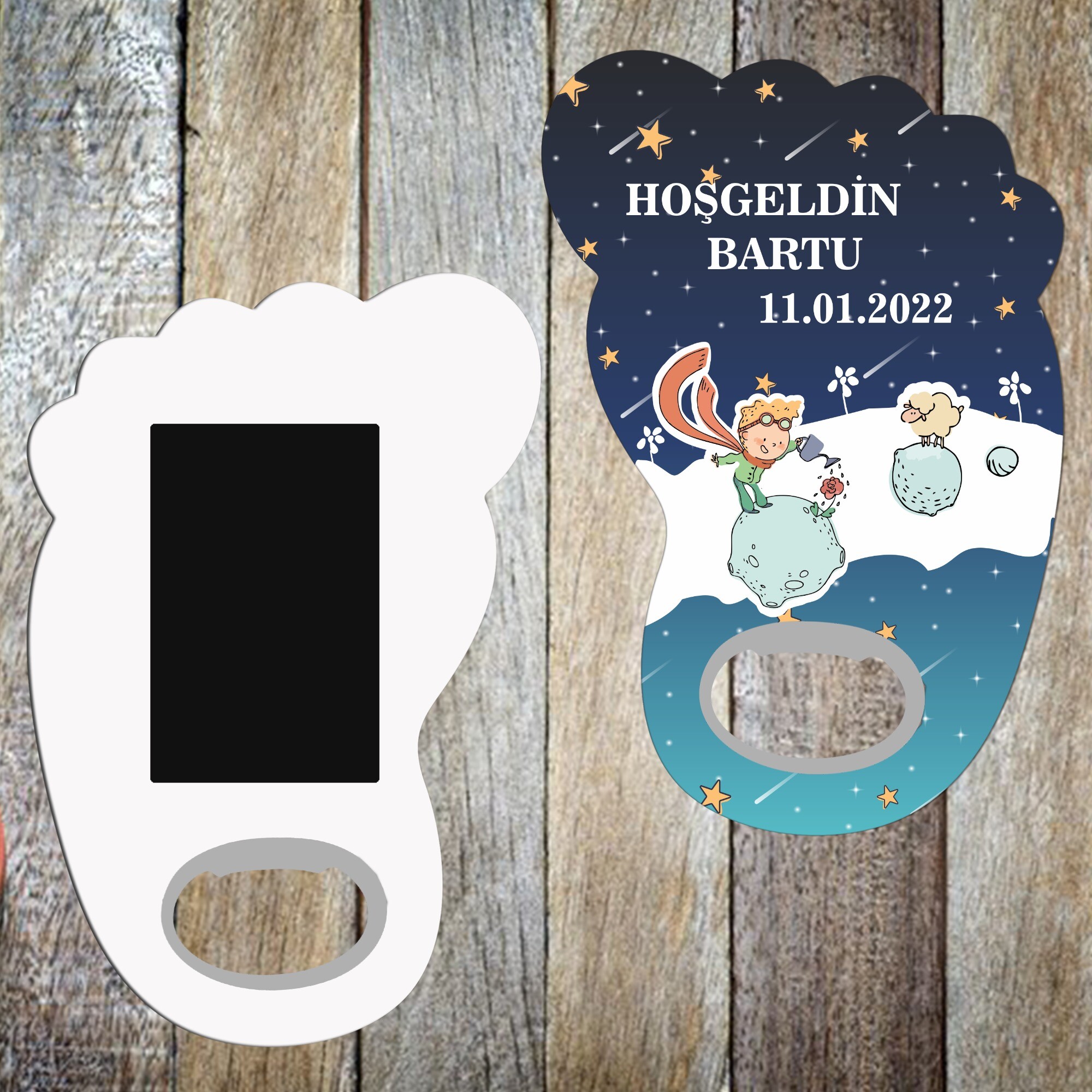 Küçük Prens Bebek Ayağı Magnet Açacak