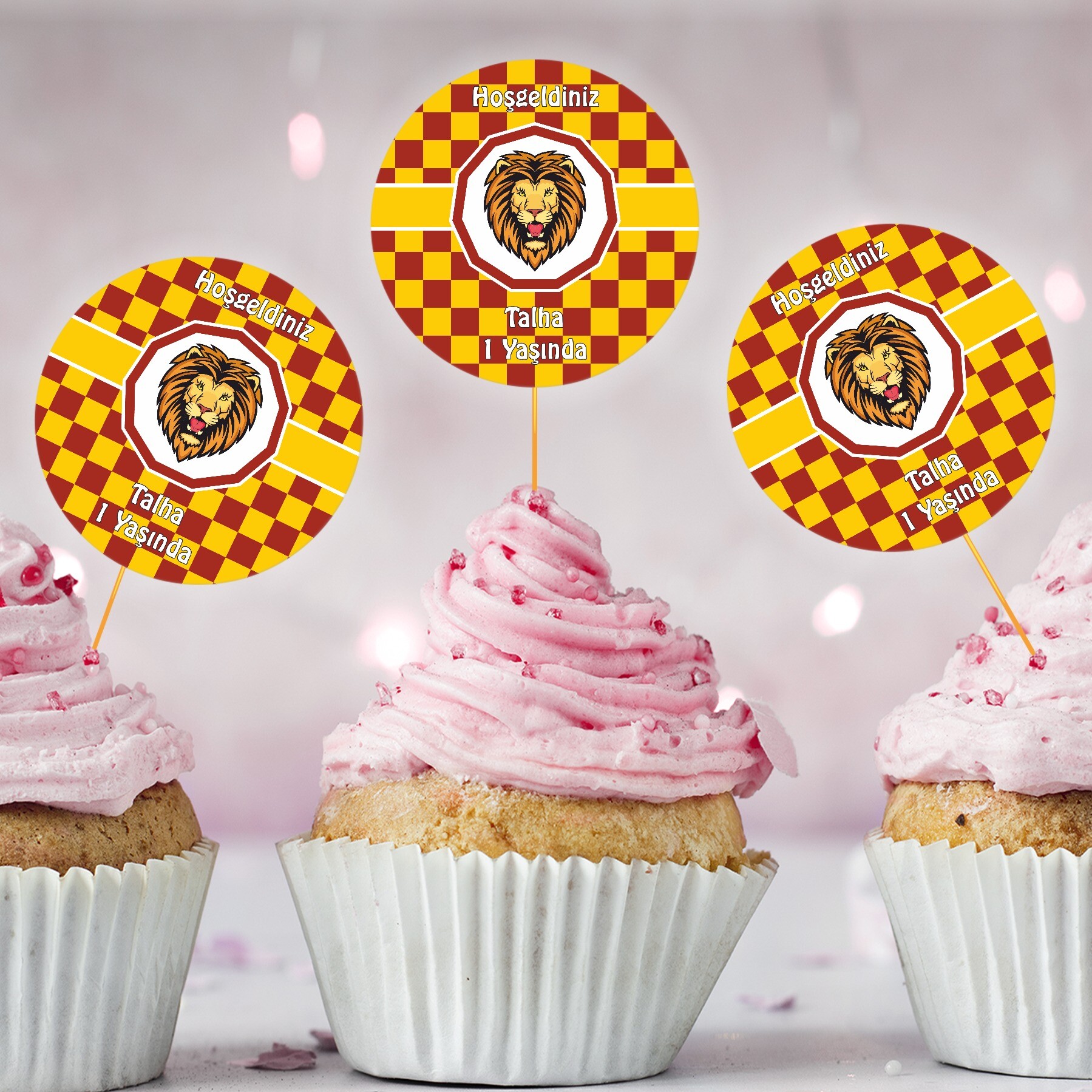 Aslan Cimbomlu CupCake Kürdan