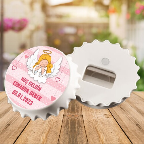 Melek Kanadı Temalı Kapak Şeklinde Açacaklı Magnet