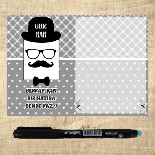 Little Man Küçük Adam Kalemli Notluk Magnet