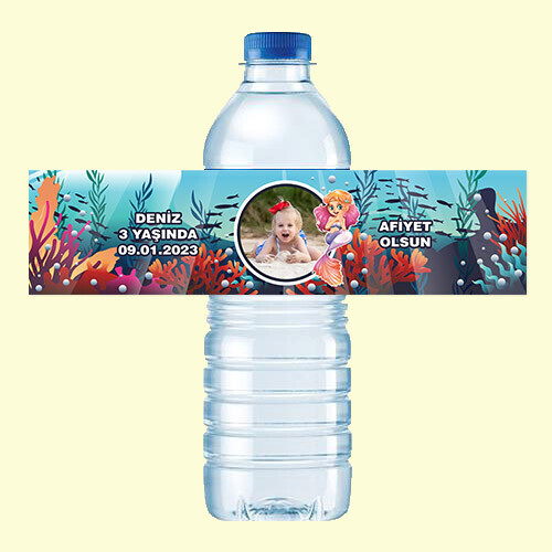 Deniz Kızı 500ML Su Sargısı Etiketi