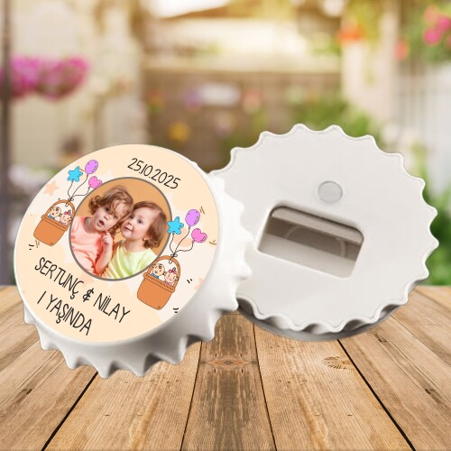 İkiz Bebek Kapak Magnet Açacak