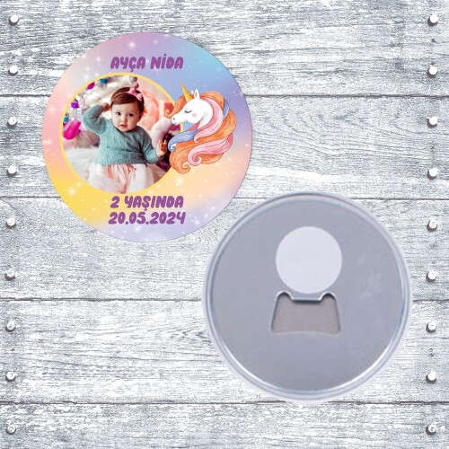 Unicorn Açacaklı Buton Magnet