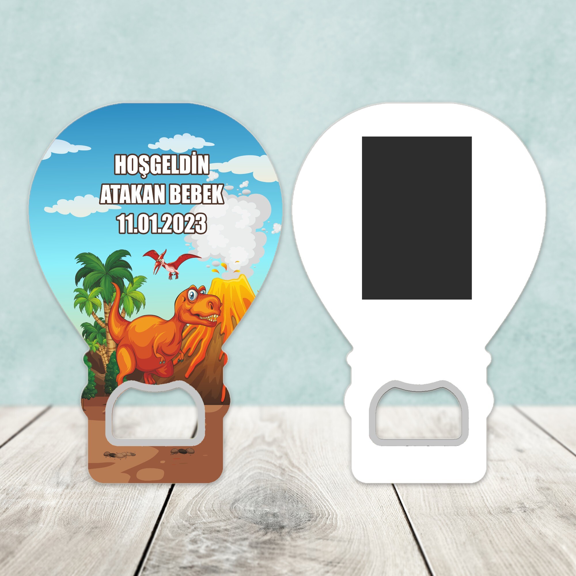 Dinazor Temalı Açacaklı Balon Magnet