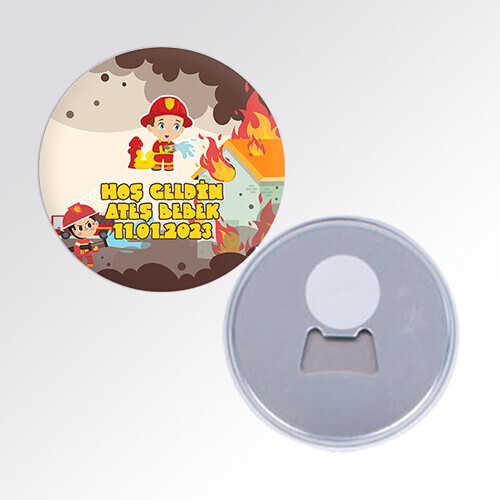 İtfaiyeci Çocuk Buton Magnet Açacak