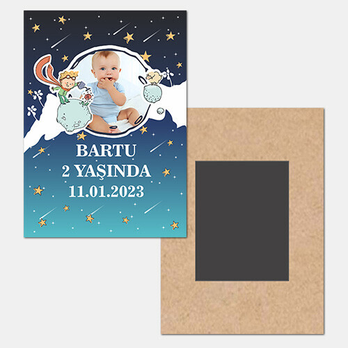 Küçük Prens Ahşap Buzdolabı Magneti