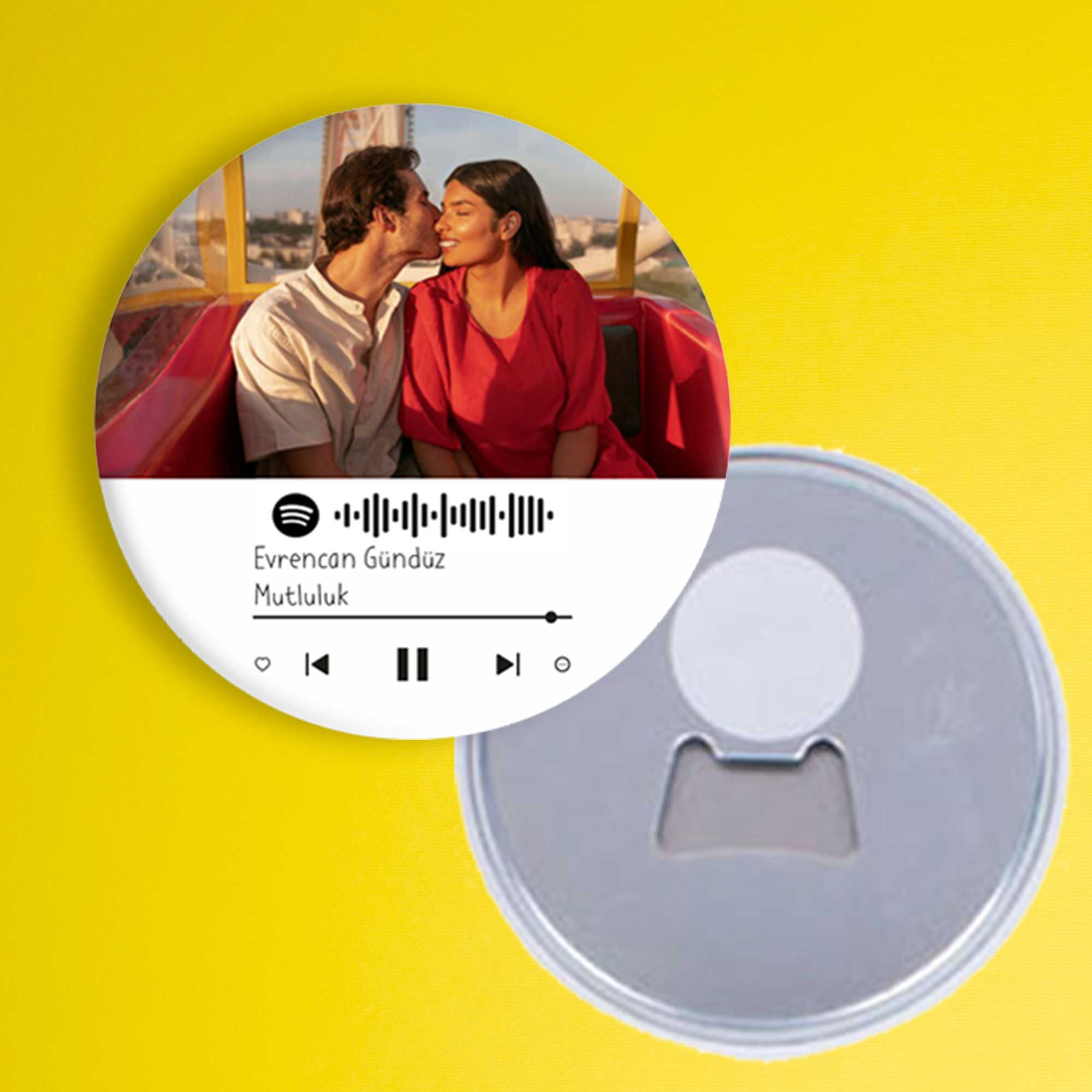 Spotify 58mm Açacak Magnet