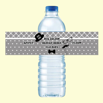 Little Man Küçük Adam Küçük Su Etiketi 500ML