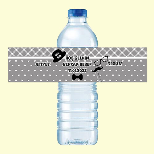 Little Man Küçük Adam Küçük Su Etiketi 500ML