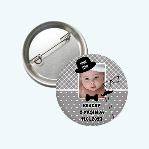 Little Man Küçük Adam İğneli Buton Rozet