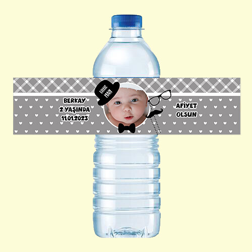 Little Man Küçük Adam 500ML Su Sargısı Etiketi